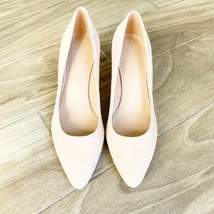 Gap tan suede pointy toe pumps heels Size 7